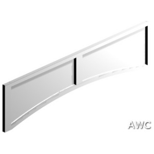 Valance (arched panel),  VAD3612- Lait Grey (AB)