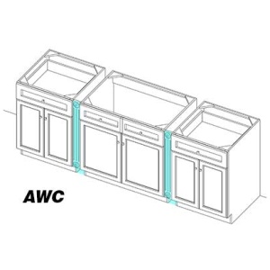 Fluted Base Filler-A6BF- Uptown White (TW)