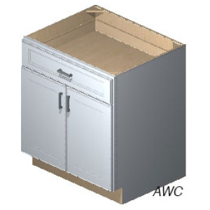 Base Cabinet 30" Designer White (DW)