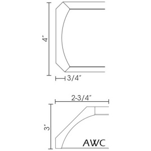 CM96K Crown Molding Rio Vista (VW)