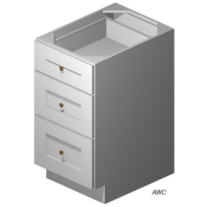 Drawer Base, DB18(3)- Pearl (SL)