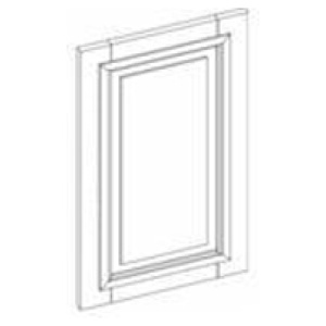 Wall End Décor Doors, EPW1242D- Pepper Shaker (AP)