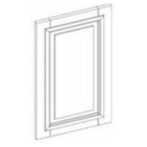 Wall End Décor Doors, EPW1242D- Xterra Blue (AX)