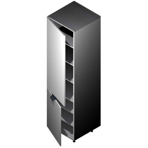 Pantry 18"W X 90"H 2 doors-Glossy White (EGW)