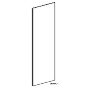 Refriderator End Panel 36"x96"-GLOSSY GREY (EGG)