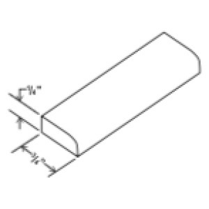 Scribe Moulding - 96"W x 1/4"H x 5/8"D-Glacier Grey (ALGR)