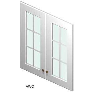 W3036BMGD- Midtown Grey Glass Door (TG)