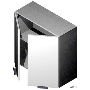 Wall 33"W X 30"H-2 Doors 2 Shelves-CORONADO WHITE SHAKER (EWSK)