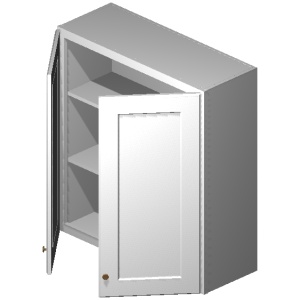 Wall Cabinet - 36"W x 36"H x 12"D - 2D -2S-Glacier Grey (ALGR)