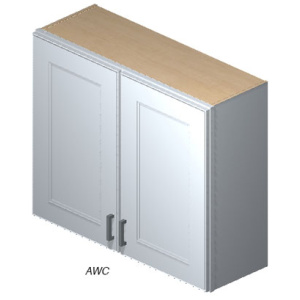 Wall Cabinet 30" X 36" Ashen (AGJ)
