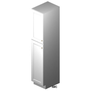 Wall Pantry, WP1896- Ice White Shaker (AW)
