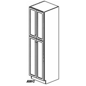 Wall Pantry, WP2490B- Pearl (SL)