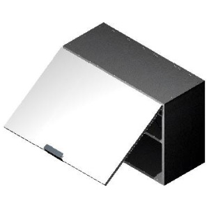 Wall 36"W X 15"H-1 Door lift up-Glossy White (EGW)