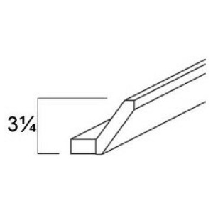 ANGLE CROWN MOLDING 3 1/4' X 96' Designer White (DW)