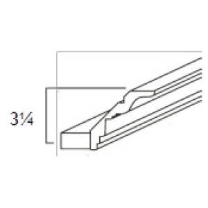 Classic Crown Molding  3 1/4"  X 96" Cream Pearl (CP)