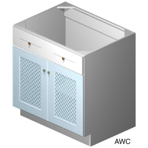 Lattice Doors - SB33 - Townsquare Grey (TS)