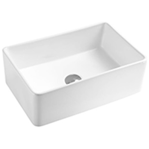 30" Single Bowl Apron Sink