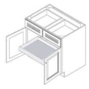 Roll Out Tray - Fits B27-Glacier Grey (ALGR)