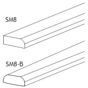 Scribe Molding 3/4" X 1/4" X 96" Cream Pearl (CP)