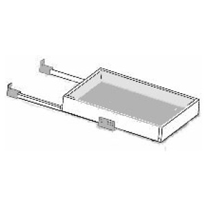 Roll-out Tray,  33RT-DR- Light Grey Shaker (AN)